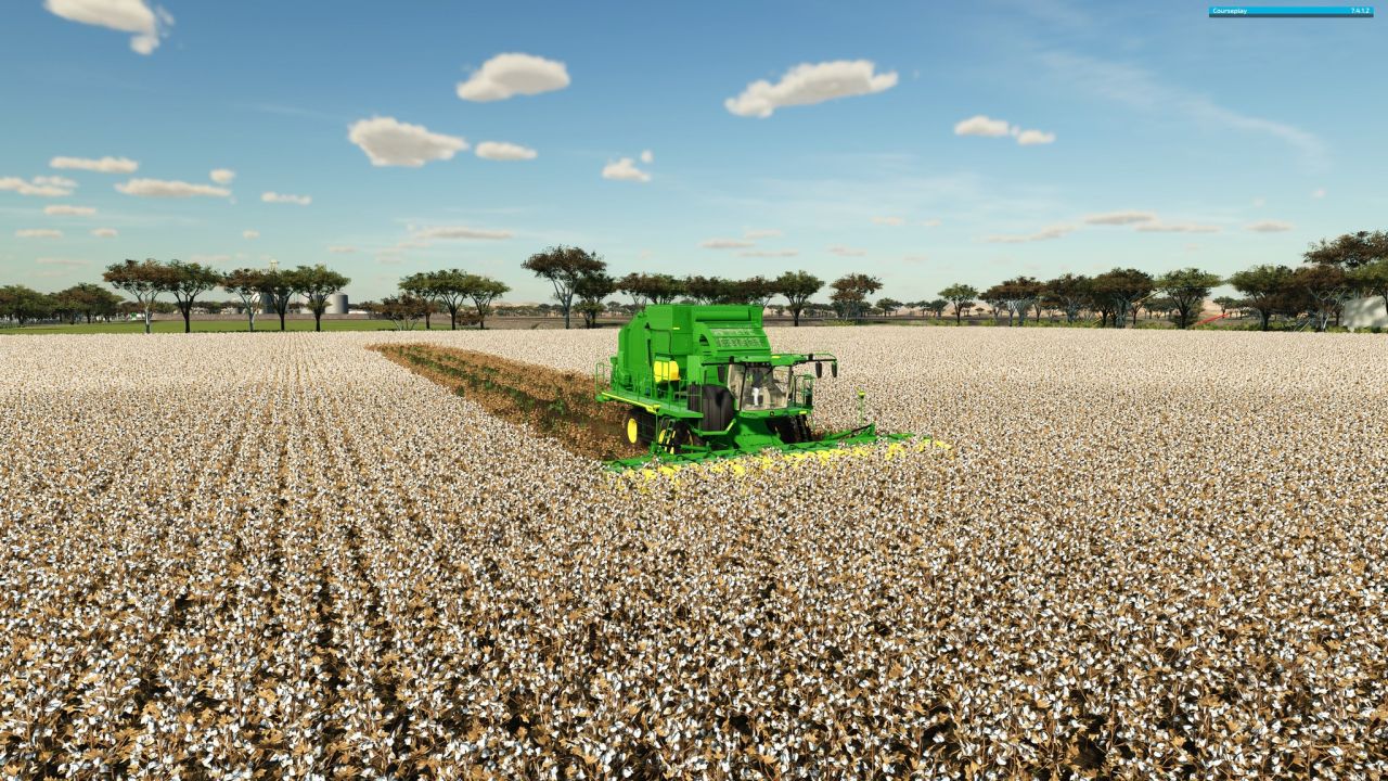 Denser cotton with stubble destruction