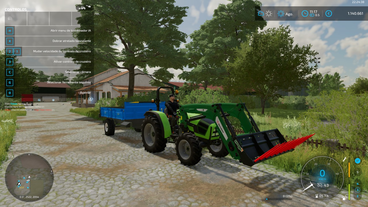 Sobre a IA do trabalhador no Farming Simulator 22