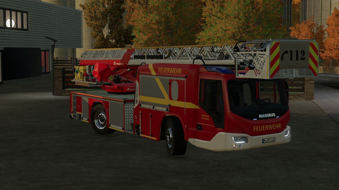 DLK itfaiye teşkilatı Heidelberg