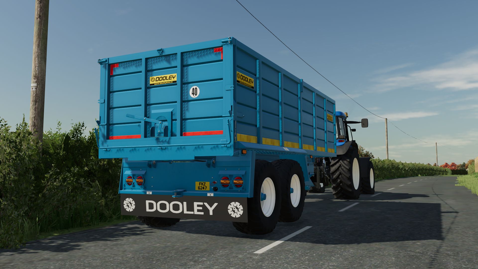 Remorque d'ensilage Dooley 16/19FT