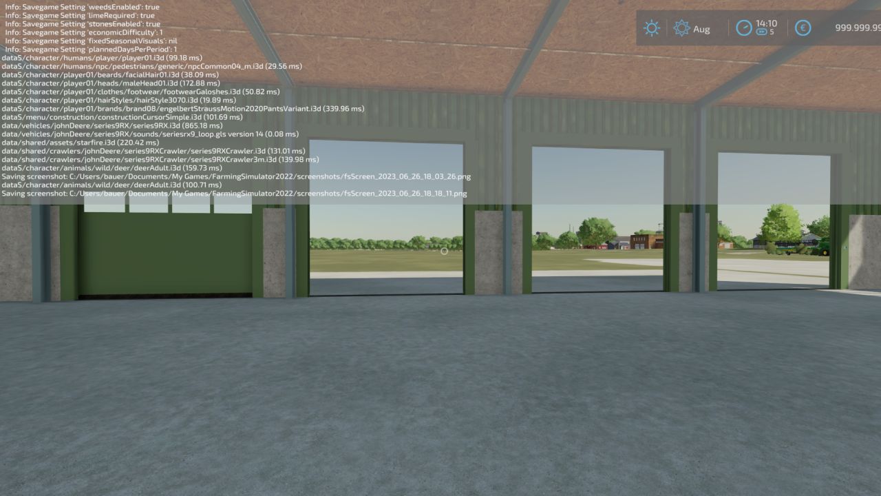 Drive-through hall