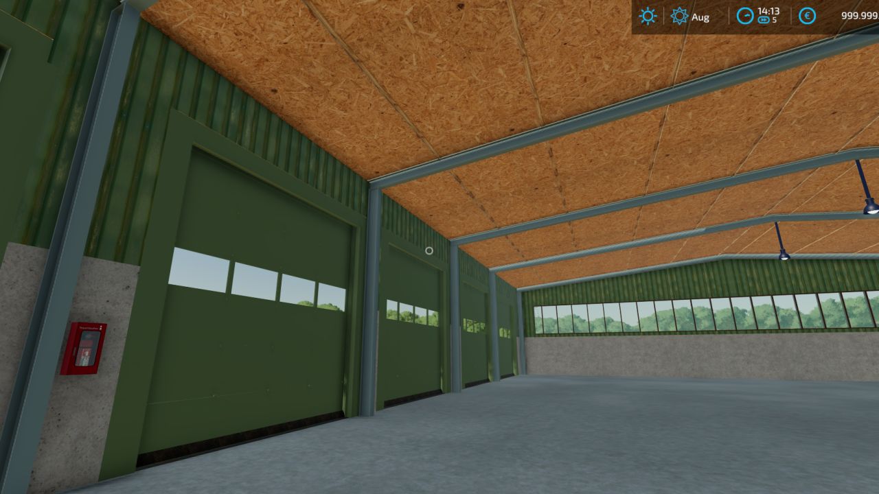 Drive-through hall