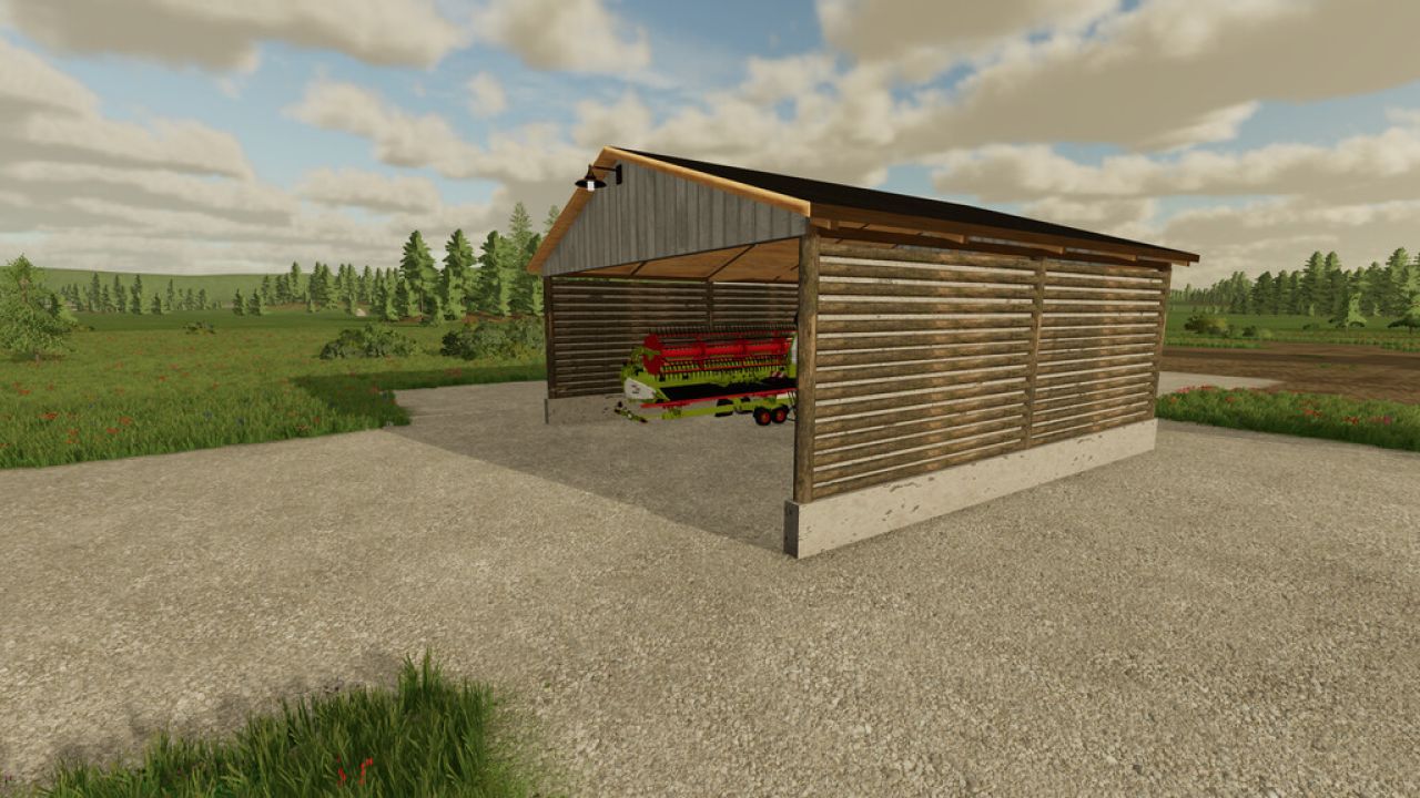 Drive Thru Log Shed