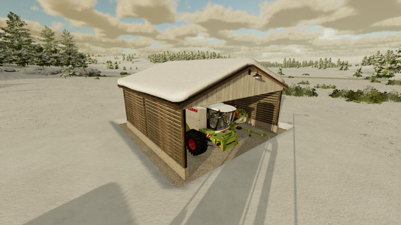 Drive Thru Log Shed