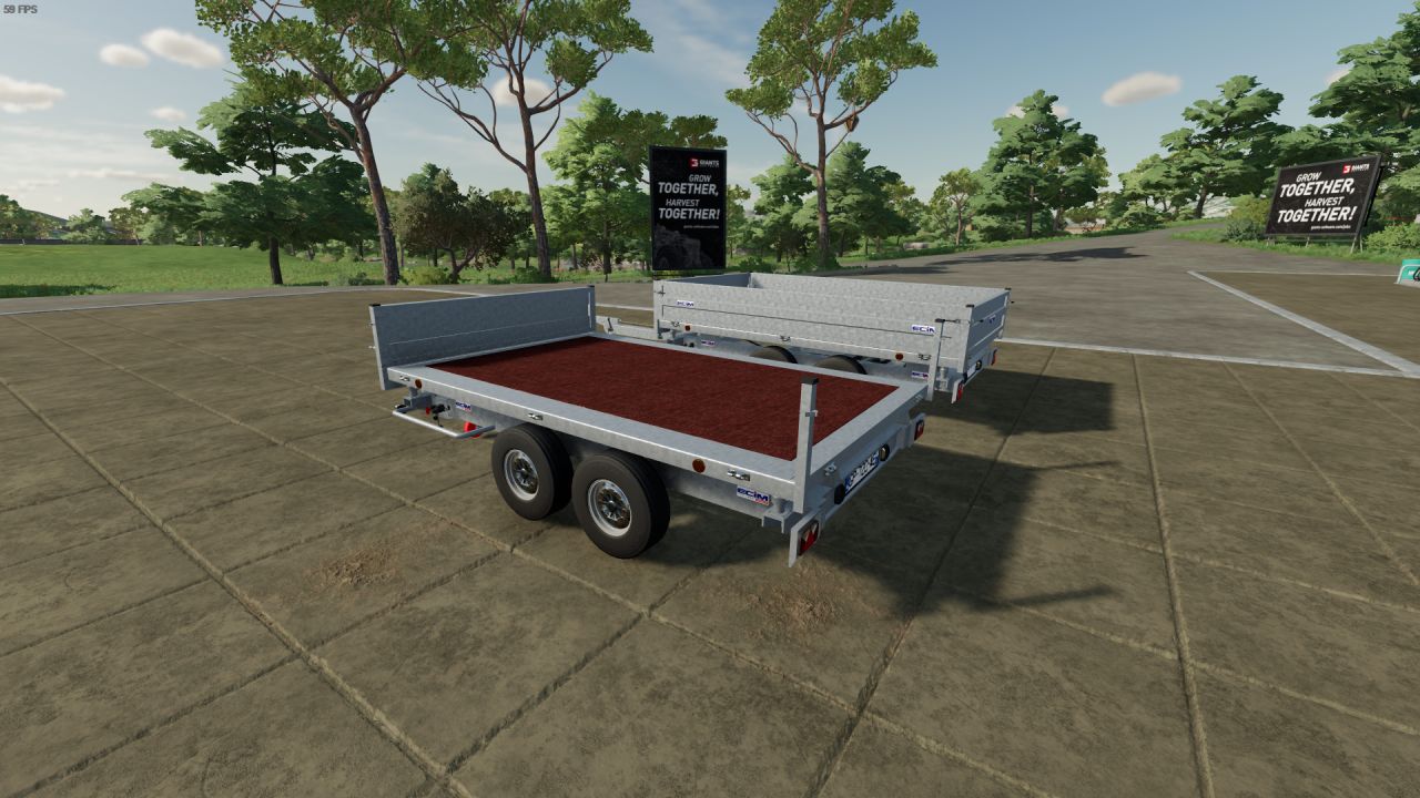 ECIM tri-bed trailer