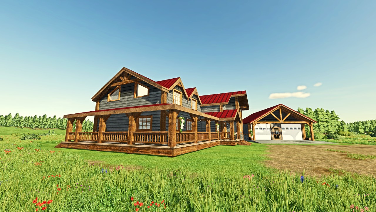 Elk Mountain Ranch House (Color selectable) 