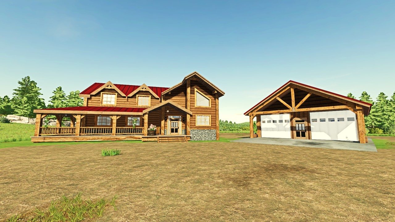 Elk Mountain Ranch House (Color selectable) 