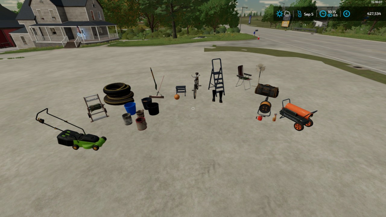  Elmcreek props IN-GAME FS22 