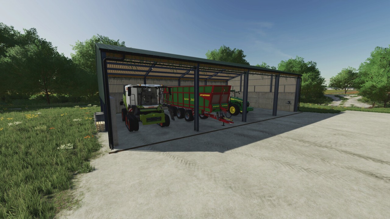 English Style Vehicle Barn Set