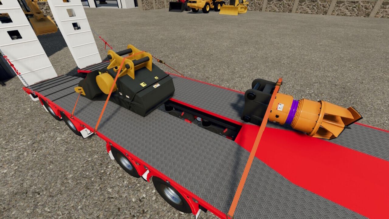 Pack d'outils d'excavatrice