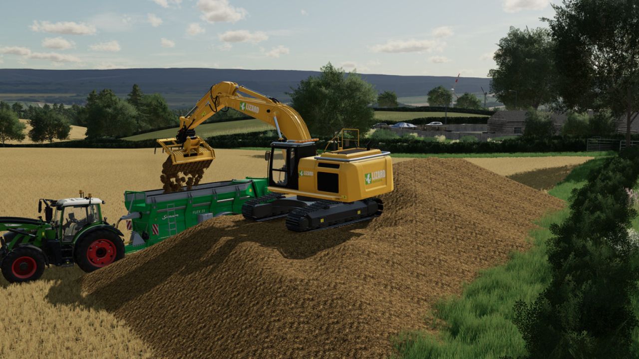 Excavator/Frontloader Manure Grab