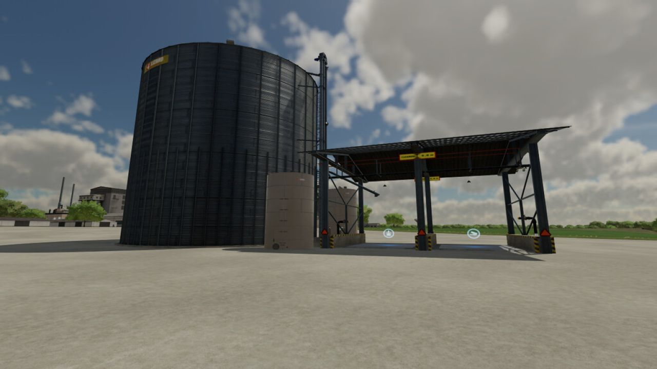 Farm Silo Grain-Liquid