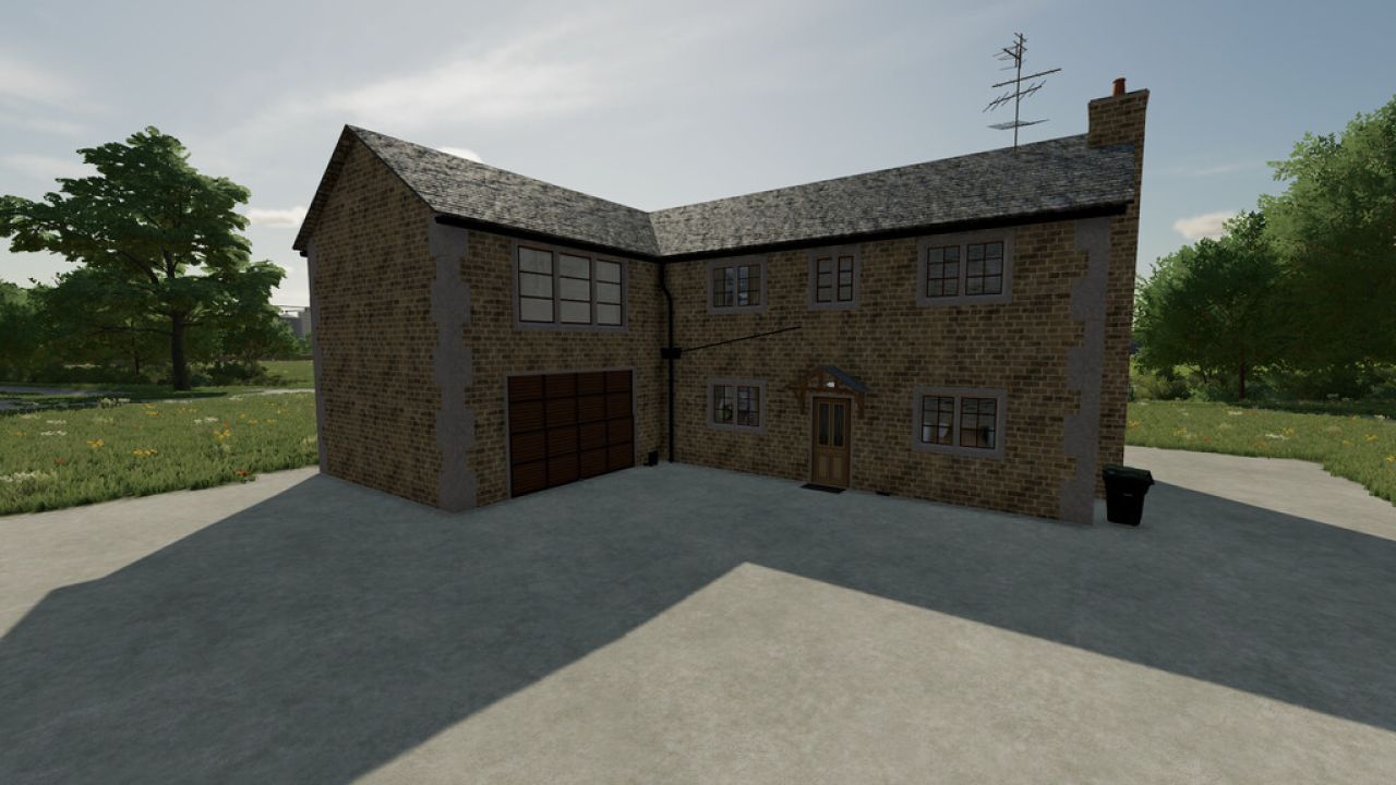 Farmhouse With Garage