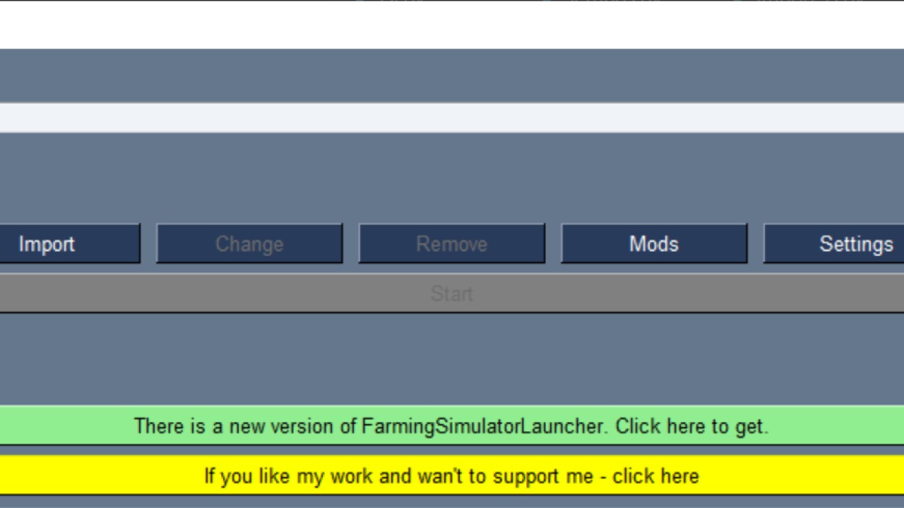 Farming Simulator Launcher