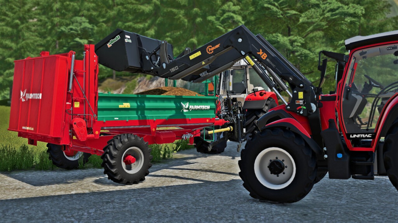 Esparcidor de estiércol/remolque Farmtech Superfex 600