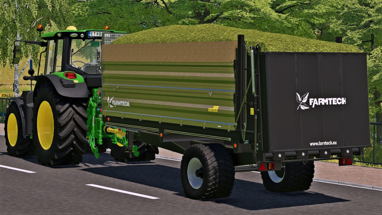 Rozrzutnik obornika/przyczepa Farmtech Superfex 800