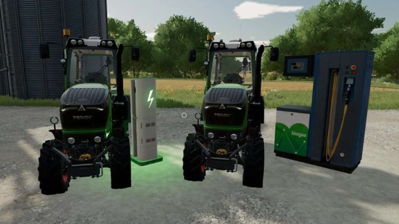 Fendt 200 vario метан / электрический