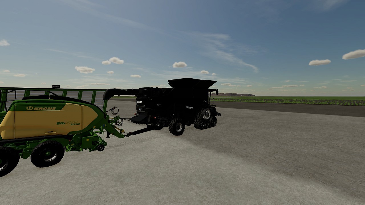 Fendt Ideal avec attelage de remorque