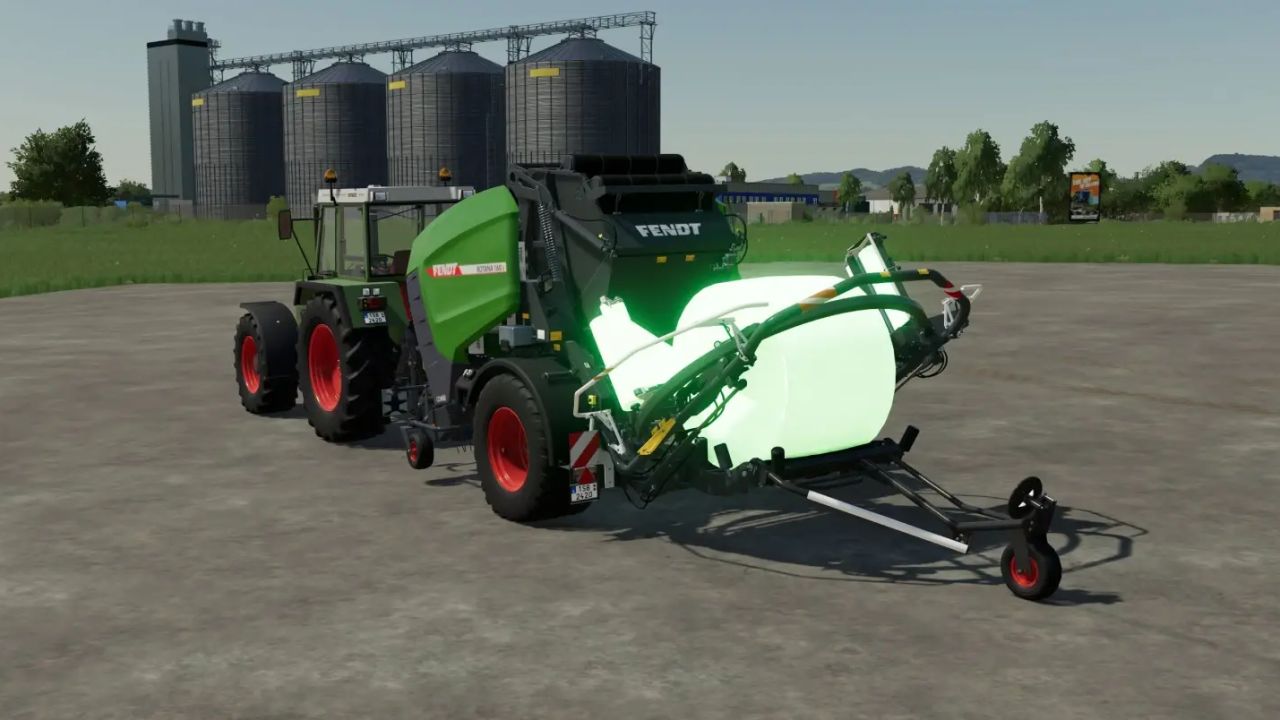 Пресс для круглых тюков Fendt / Massey Ferguson Fast с подсветкой