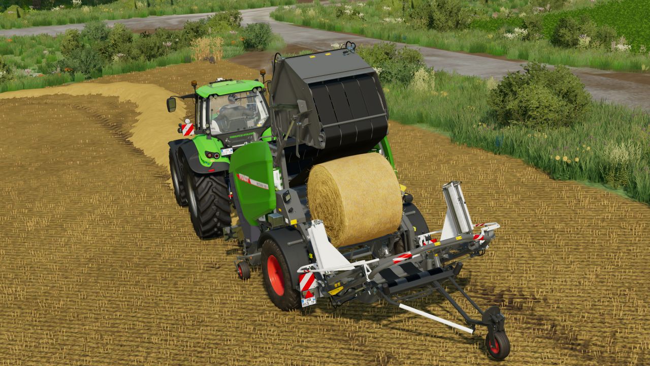 Fendt / Massey Ferguson Fast Bale beleuchtete Rundballenpresse