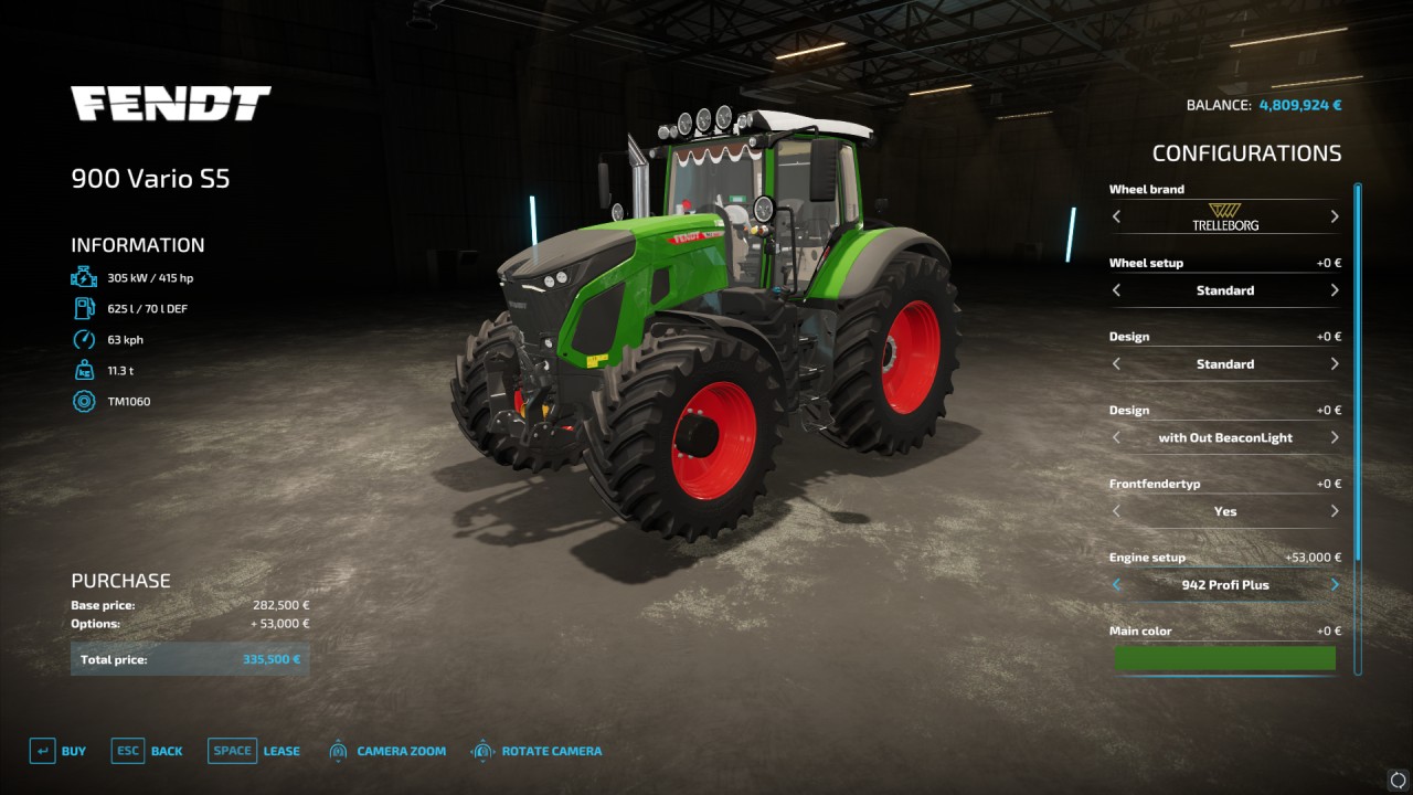 Fendt Vario 900 S5