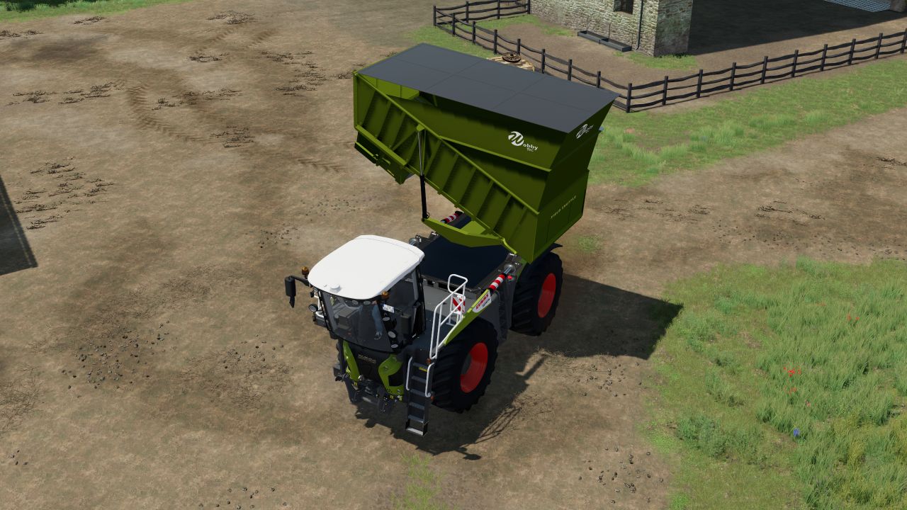 Field shuttle for the Claas Saddletrac 4200