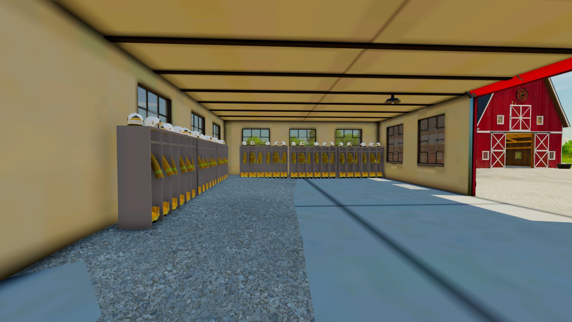 Locale attrezzature dei vigili del fuoco