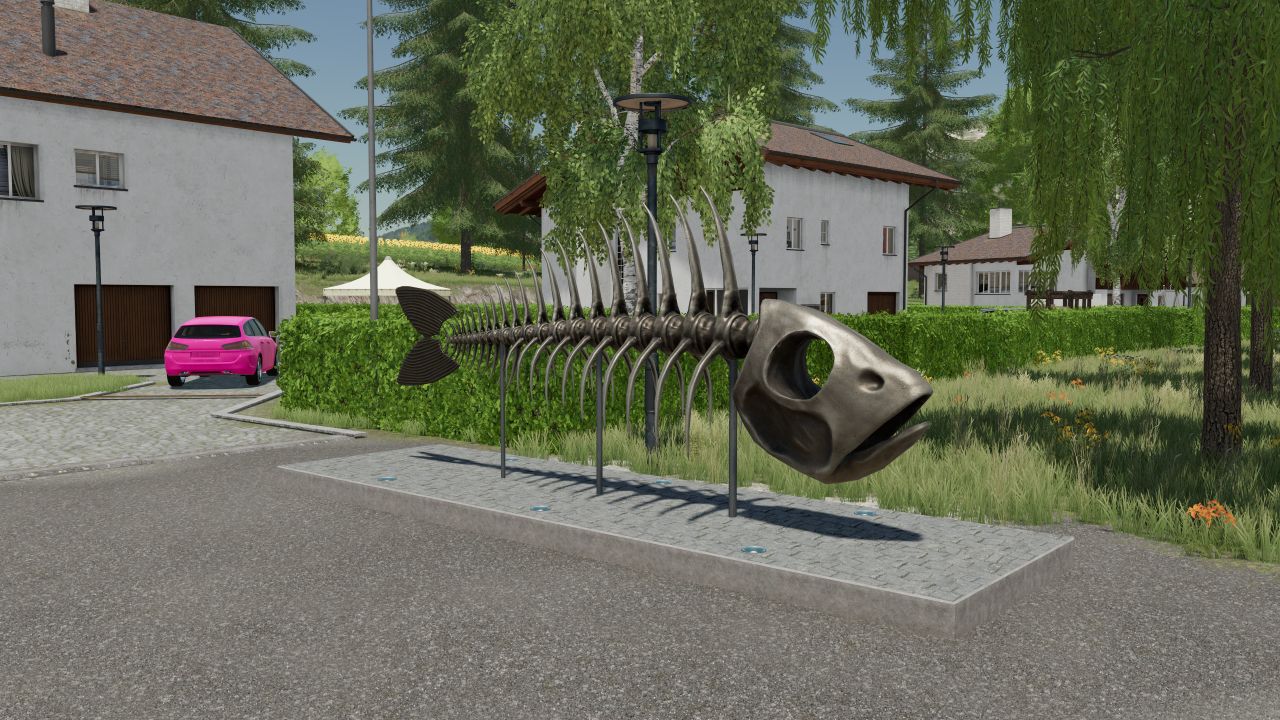 Fish skeleton