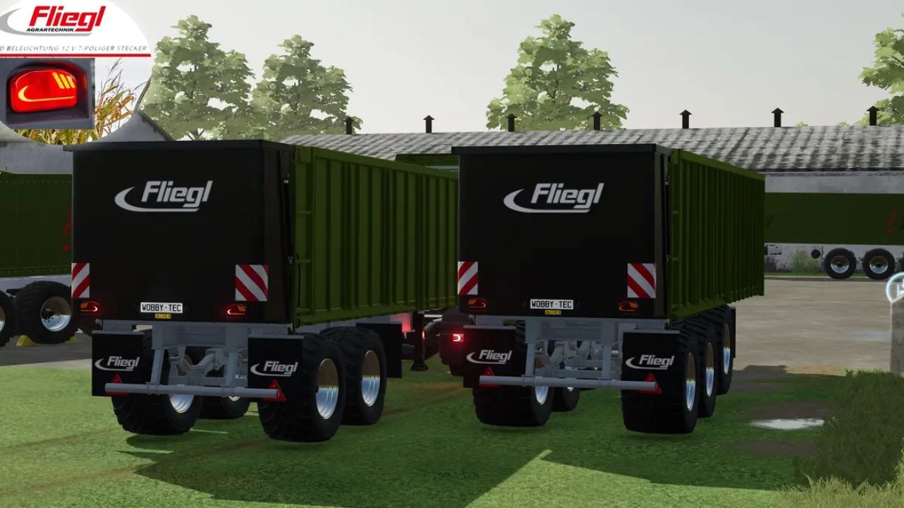 Fliegl ASS298 moving floor semi-trailer