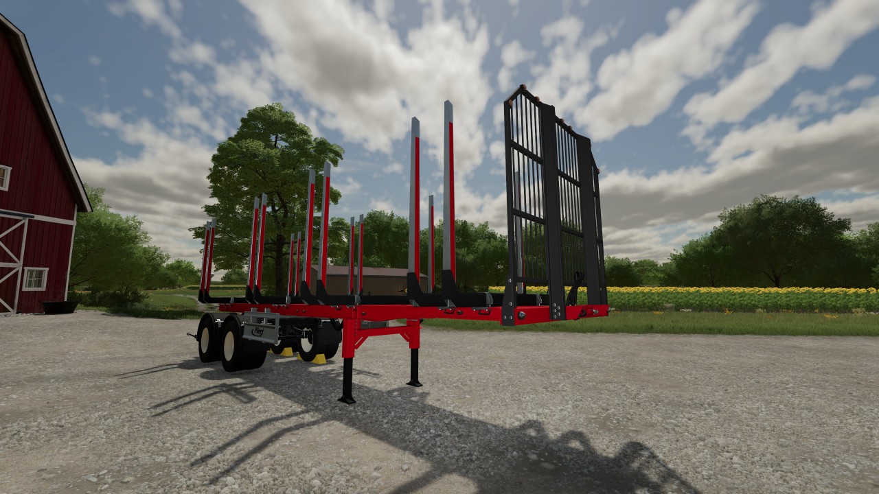 Fliegl forestry semi-trailer