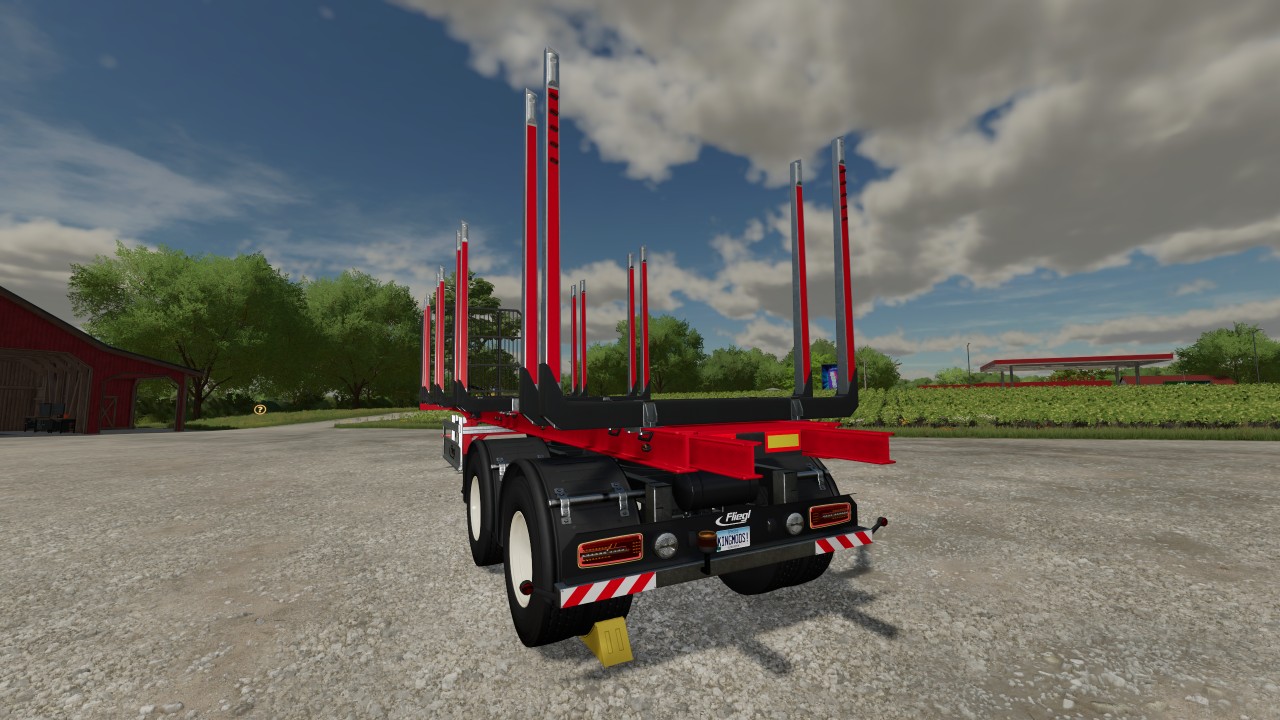 Fliegl forestry semi-trailer