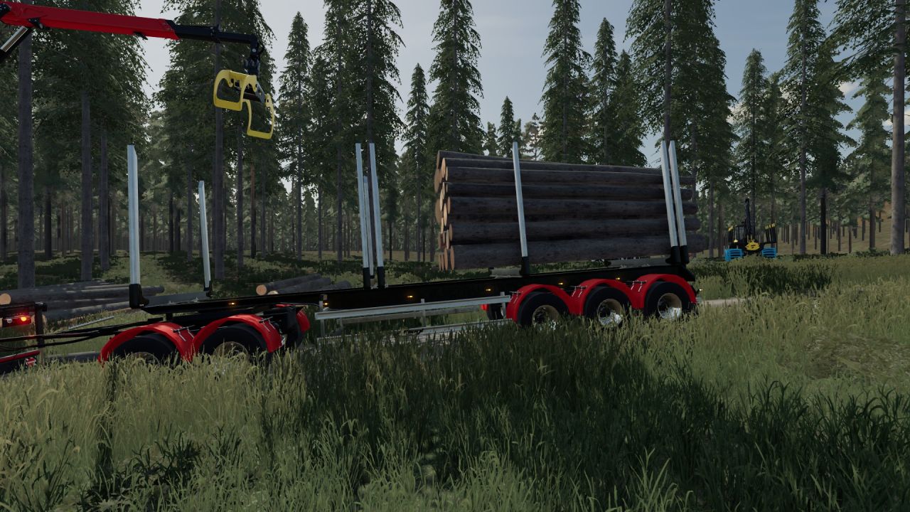 Fliegl Log Trailer