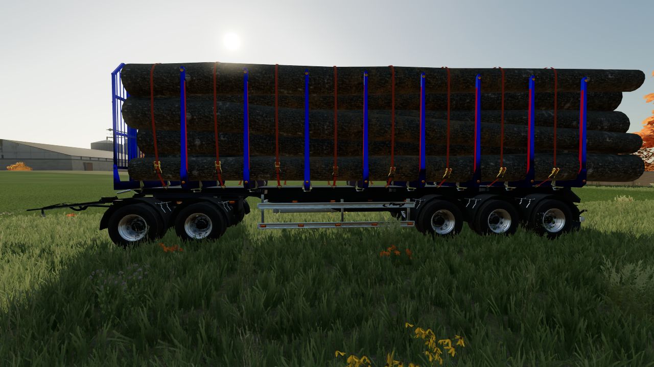 Fliegl Long Trailer Wood с автозагрузкой