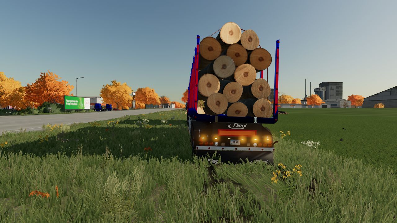 Fliegl Long Trailer Holz mit Autoload