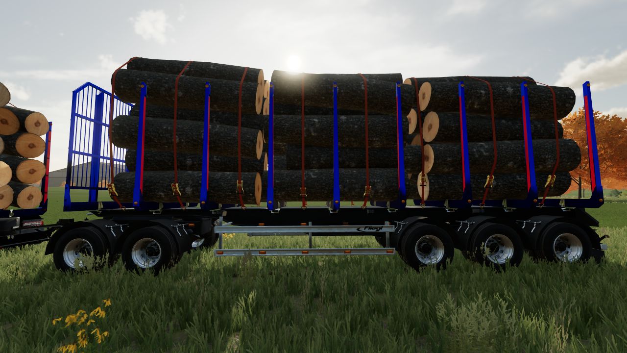 Fliegl Long Trailer Wood with Autoload
