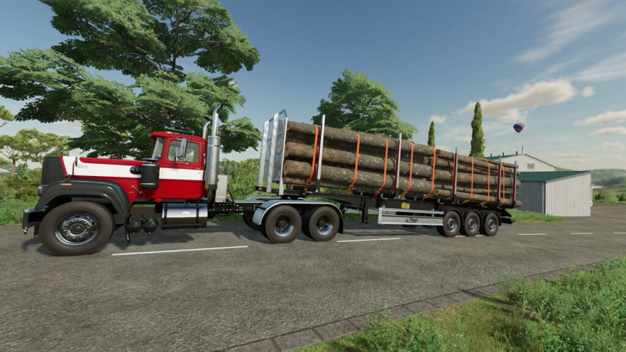 Fliegl Timber Runner Автозагрузка древесины