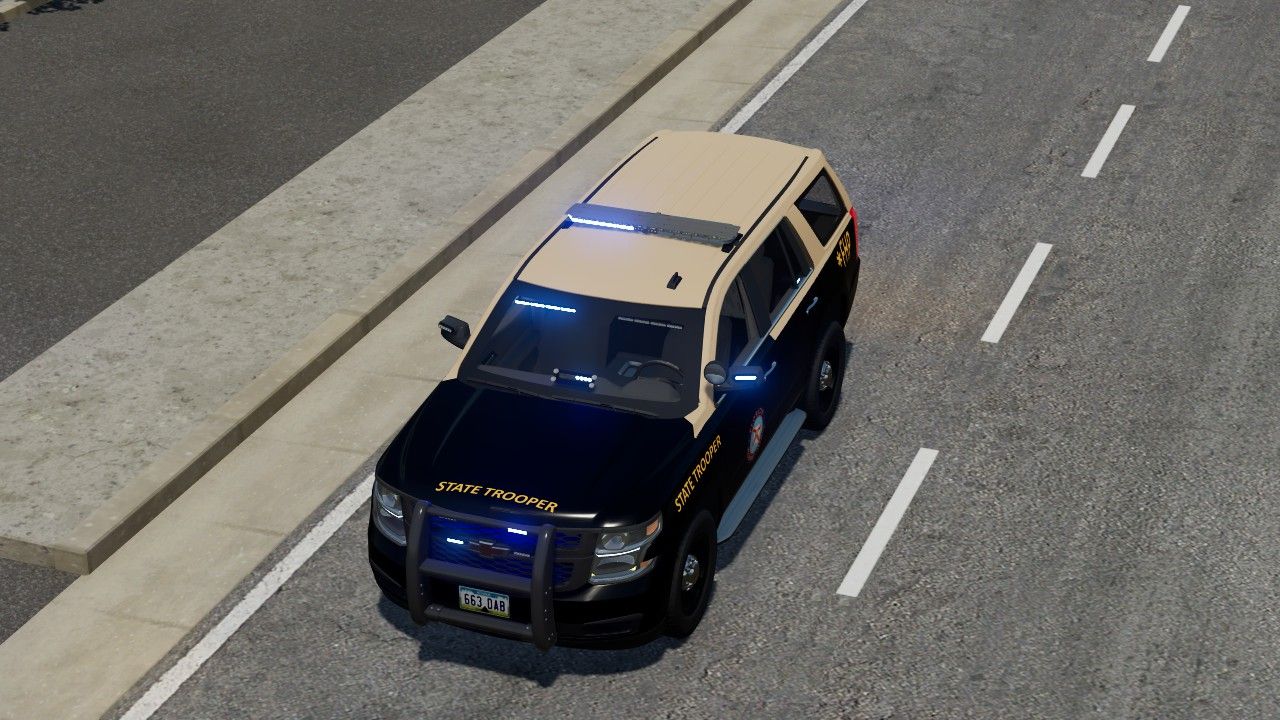Florida Highway Patrol Chevy Tahoe 2015 PPV
