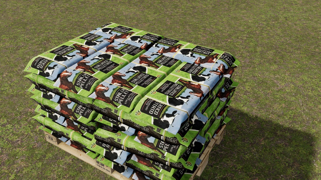 Flour & Manure in pallets