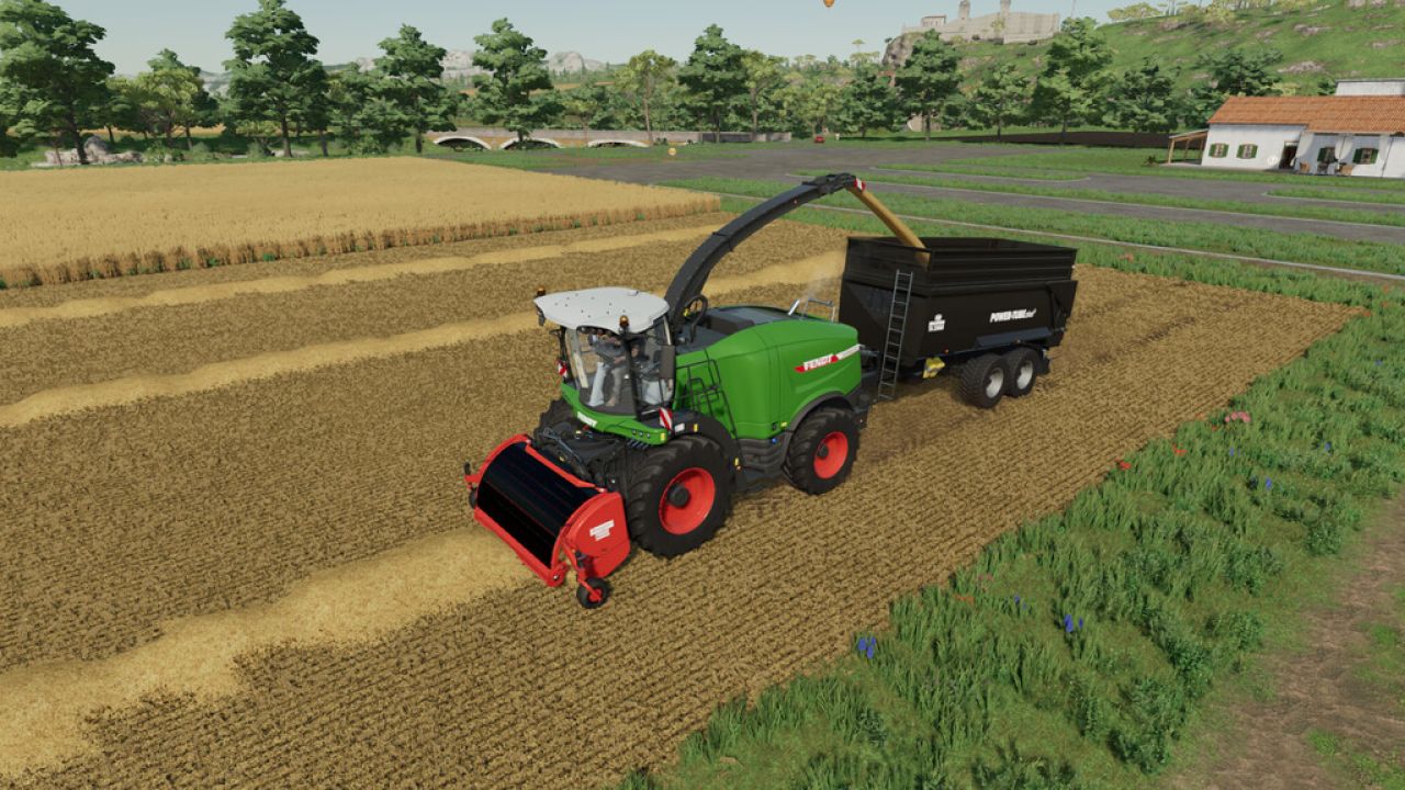 Forage Harvester Straw Pickup