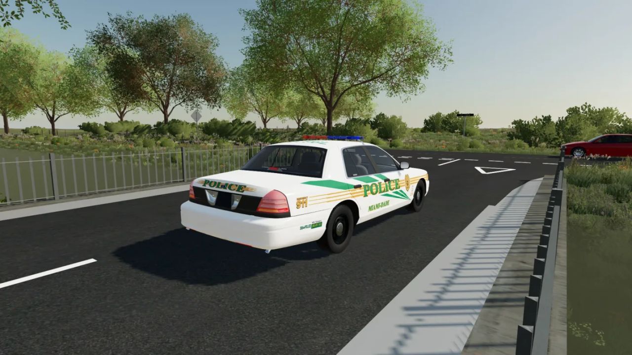 Ford Crown Miami Dade PD Retro