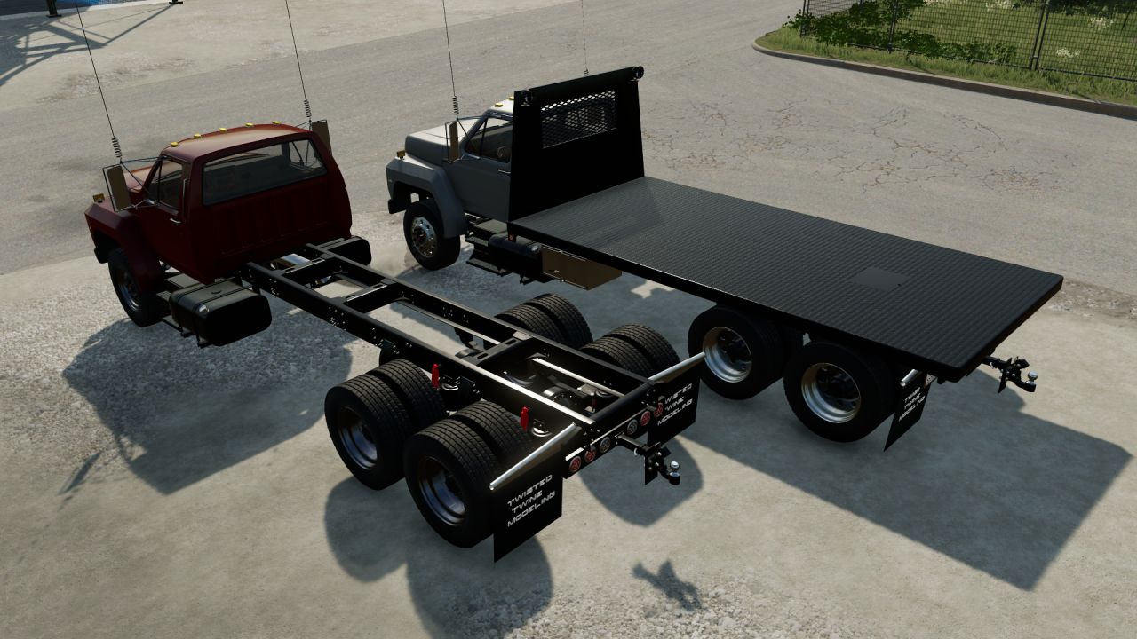 Ford F800 Flatbed Autoload/Grainbed