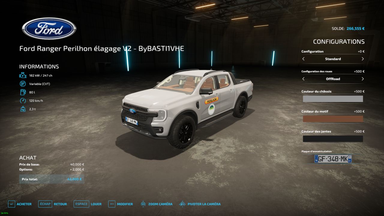 Ford Ranger Wild Trak 2023 - Perilhon Élagage