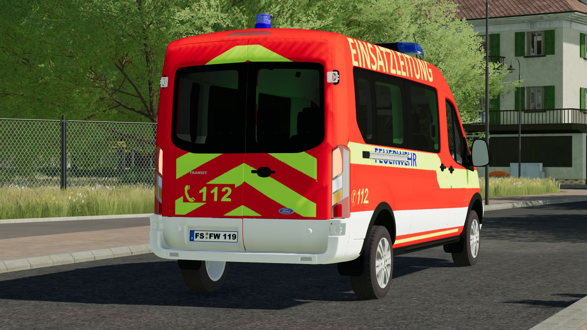 Ford Transit 2014 Pompiere