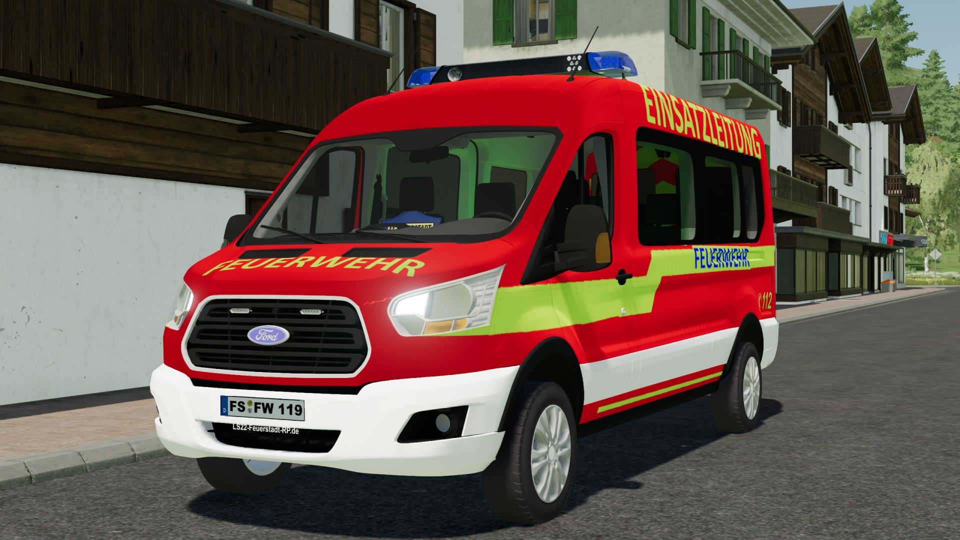 Ford Transit 2014 Pompiere
