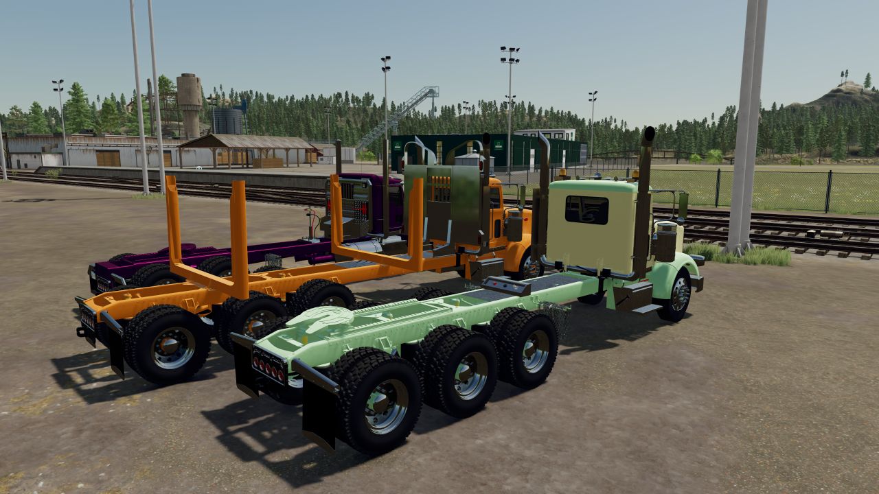 Pakiet ciężarówek leśnych