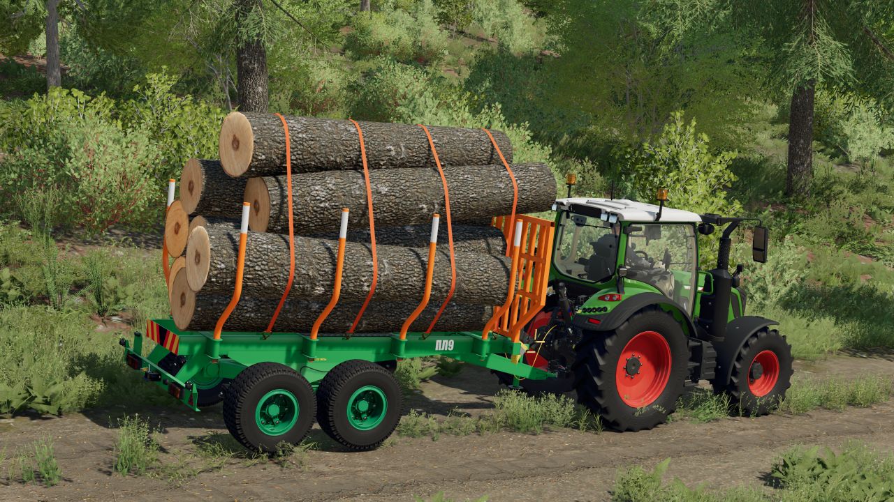 Forestry trailer PL-9