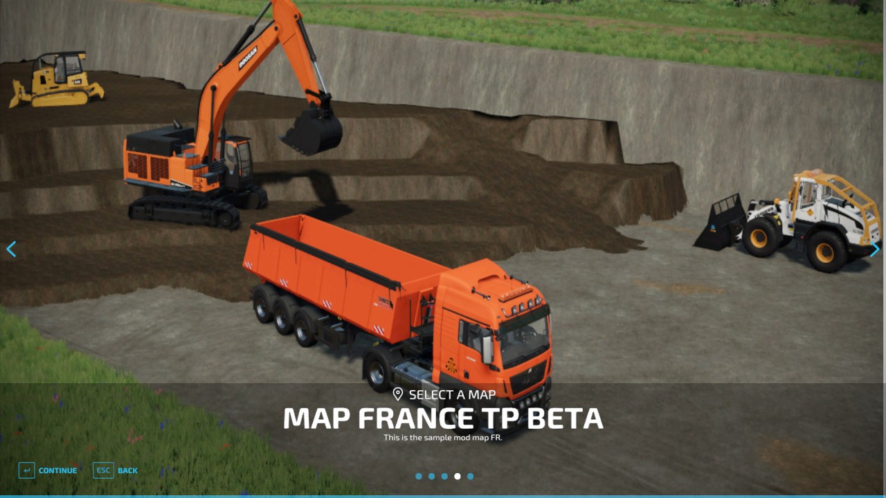 France Testing TP Map 
