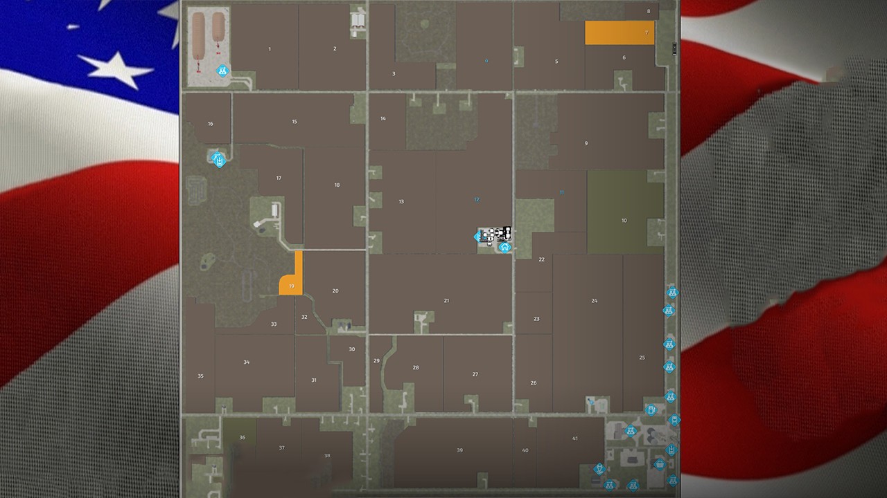 Frankenmuth Farming Map