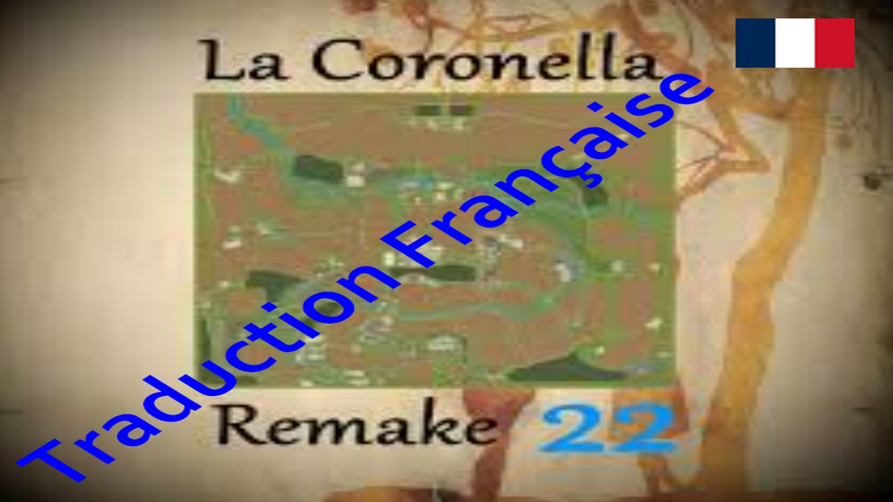 Traduzione francese Mappa La Coronella
