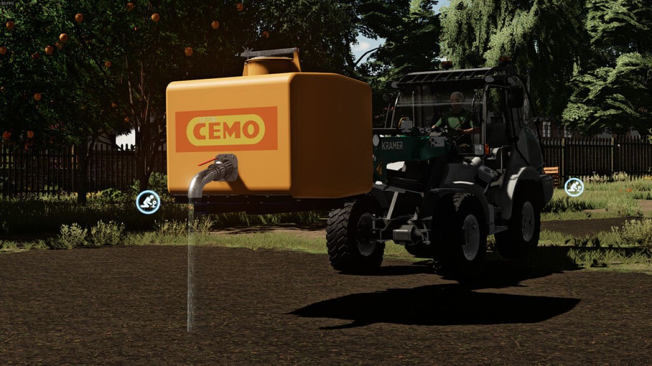 Бочка Cemo с фронтальной загрузкой